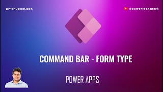 Command Bar  Power Apps Get Form Type using JavaScript [upl. by Krishnah693]