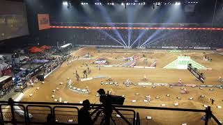 Romain Febvre crash Paris supercross [upl. by Kennie]