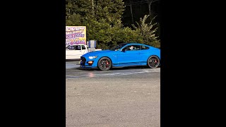 22 Ford Shelby GT500 passes at Lebanon Valley Dragway 82323 [upl. by Rickard745]