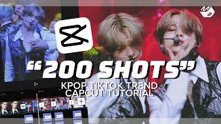 “200 shots” Kpop TikTok Trend Capcut Editing Tutorial [upl. by Tannenwald904]