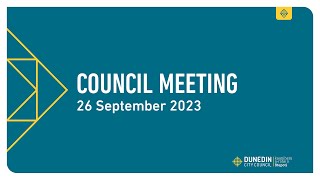 Council Meeting – 26 September 2023 [upl. by Yeliab26]