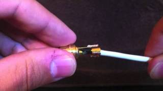 How to Make A Custom Audio Cable  Quarter Inch to RCA [upl. by Goldarina283]