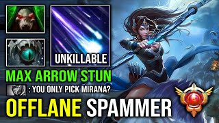 How to Offlane Mirana Like Level 30 Spammer with 100 Unkillable Vladmirs Offering  Skadi Dota 2 [upl. by Chrysa]