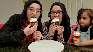 👩‍🍳Baking Episode 3 Maryam is baking Cup Cakes with her best friend Zeina amp Master Cook Fatima 🤣💕 [upl. by Esli]