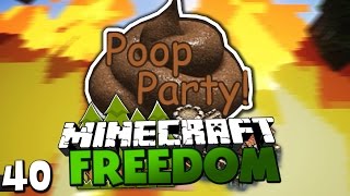 LACHFLASH WEGEN POOP PARTY amp HALBE STADT ZERSTÖRT ✪ Minecraft FREEDOM 40  Paluten Deutsch [upl. by Fidellia815]