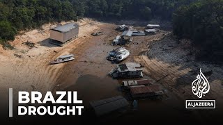 Brazil drought Half a million could be affected [upl. by Willock]