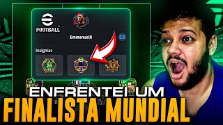 😳Enfrentei um FINALISTA MUNDIAL no Efootball Mobile [upl. by Gasparo]