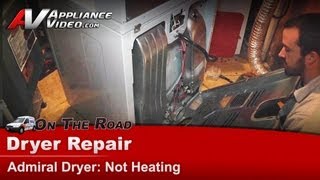 Admiral Dryer Repair  Not Heating  Thermal Fuse [upl. by Albert]