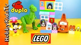 Duplo Disney Jr LEGO Mickey Mouse and Friends HobbyKidsTV [upl. by Longwood865]