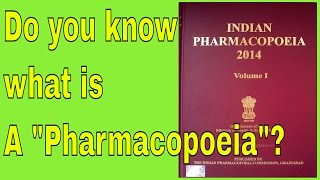 Do You Know what is pharmacopoeia [upl. by Sirap]