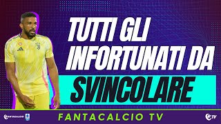 CAOS RIGORISTI  ZAPATABREMER TUTTI GLI INFORTUNATI da SVINCOLARE  FANTACALCIO TV 071024 [upl. by Akinorev150]