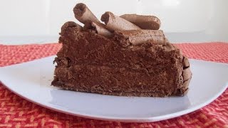 Receta Torta Merengue Chocolate Casera  Silvana Cocina ❤ [upl. by Ivana]