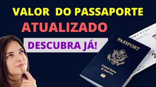 Qual Valor para Tirar Passaporte SAIBA JÁ [upl. by Sibie]