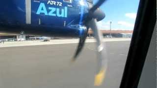 ATR 72600 Azul decolagem de Campinas para Congonhas [upl. by Bergwall405]