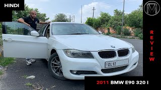 BMW 320i Hindi review  E 90 2012 series  Best driving dynamics  Short review [upl. by Amles]