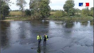 Restauration de la continuité écologique de la rivière Creuse à YzeuressurCreuse et à Fontgombault [upl. by Head]