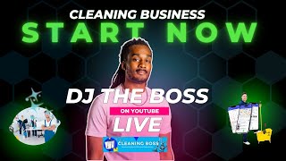 How to start a Commercial Cleaning Business LIVE QampA w DJtheBoss [upl. by Anitnelav]