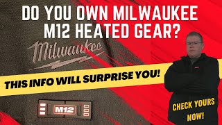 Do you own Milwaukee M12 heated gear This information will surprise you [upl. by Fe]