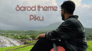 Sarod Theme  Piku  Violin Cover adityakale piku violincover deepikapadukone irfankhan music [upl. by Kuo]