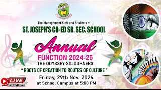 ST JOSEPHS COED SR SEC SCHOOL ANNUAL FUNCTION THE ODYSSEYSOJOURNERS [upl. by Clive756]