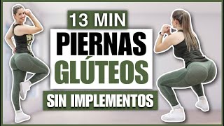 PIERNAS TONIFICADAS Y GLÚTEOS GRANDES  RUTINA DE EJERCICIOS EN CASA SIN PESAS  NatyGlossGym [upl. by Modnarb]