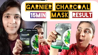 garnier charcoal mask [upl. by Ellehcil]