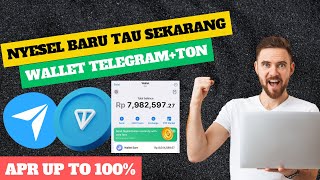 NYESEL BARU TAU SEKARANG‼️ WALLET TELEGRAM  TON BAGIBAGI APR UP TO 100‼️ [upl. by Carolyne]