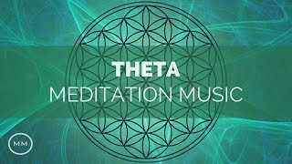 Theta Meditation Music  Deepest Mind  Body Relaxation  Binaural Beats  Meditation Music [upl. by Araik]