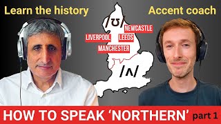 A Tour of the Northern Accents of England Manchester Liverpool Leeds Newcastle and the History [upl. by Anairuy]