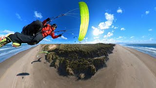 Dune Soaring Wijk aan Zee 11 October 2024 180º FOV Raw Footage [upl. by Nudd197]