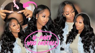 SEW IN or UPART WIG Detailed amp beginner friendly UPART WIG install w leave out ft Julia Hair [upl. by Leese481]