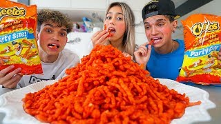 First To Finish Hot Cheetos Wins BIG PRIZE [upl. by Broddy]