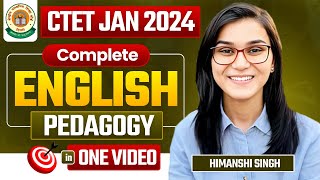 CTET 2024  English Pedagogy Complete Marathon by Himanshi Singh [upl. by Alhahs147]