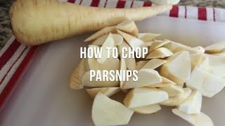 How to chop parsnips  by cooksmarts [upl. by Wj]