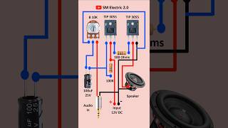 How to Make Amplifier Circuit shorts diy amplifier [upl. by Martinez610]