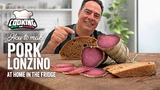 How to Make Lonzino Authentically with no quotcurequot mixes Air Cured Pork Loin in the fridge [upl. by Conny]