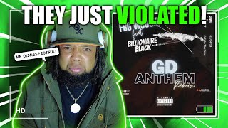 HE DISRESPECTED VON LIKE CRAZY FBG Wooski x Billionaire Black  GD Anthem Remix REACTION [upl. by Erhart]