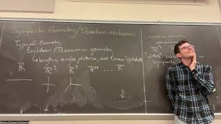 L1 introduction to symplectic geometry and quantum mechanics [upl. by Arodaeht]