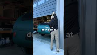 willitfit Garage door edition  Cedar Ridge Campers Vega 20 XT height demonstration [upl. by Bardo]