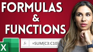 Excel Formulas and Functions You NEED to KNOW [upl. by Ellenoj]