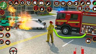 Fighting a House Fire in this Awesome New Simulator Firefighting Simulator The Squad Gameplay [upl. by Betteanne125]