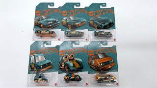 ELVO Unboxing  Hot Wheels 56th Anniversary Pearl amp Chrome Themed Set w Dodge Van CHASE [upl. by Acenes]