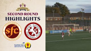 Stenhousemuir 02 Brora Rangers  Scottish Gas Scottish Cup Second Round Highlights [upl. by Ardnoik779]