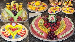 Healthy Fruit Platters 11  Party Fruit Platters  Holiday and Thanksgiving Day Fruit Platters [upl. by Lavena]