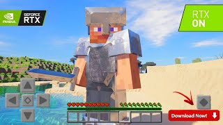 Minecraft Rtx Download  Rtx For Minecraft Pe  Minecraft Rtx Tutorial  Realistic Rtx For Mcpe [upl. by Annahsor362]