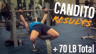 Candito 6 Week Strength Program RESULTS Cycle 1 [upl. by Tatiana]