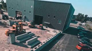 FPV Flythrough of TroisRivières Beton Provincial Prefab Factory [upl. by Dirrej]