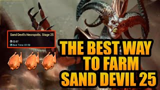 FAST SAND DEVIL 25 WITH FOOD NOT GEAR INTENSIVE  Raid Shadow Legends [upl. by Alyce303]