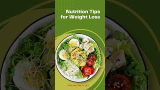 Nutrition for Weight LossNutrition Tips for Weight Loss [upl. by Cecilius]