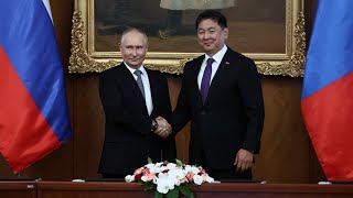 Putin reist trotz Haftbefehls in die Mongolei [upl. by Erotavlas]